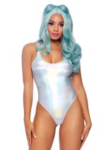 BODYSUIT METÁLICO CON HOLOGRAMA