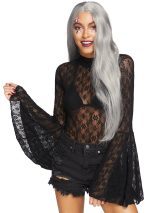 BODYSUIT FLORAL CON MANGAS EN CAMPANA - Imagen 6