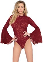 BODYSUIT FLORAL CON MANGAS EN CAMPANA - Imagen 8