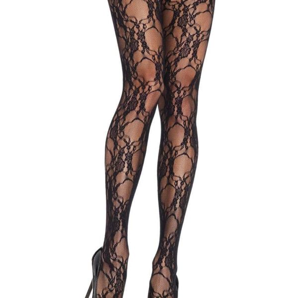 PANTIMEDIAS DE ENCAJE FLORAL