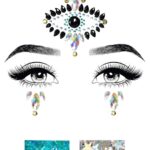 Pegatina de joyas para la cara tercer ojo