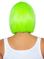 Peluca de cabello corto neón - Imagen 3