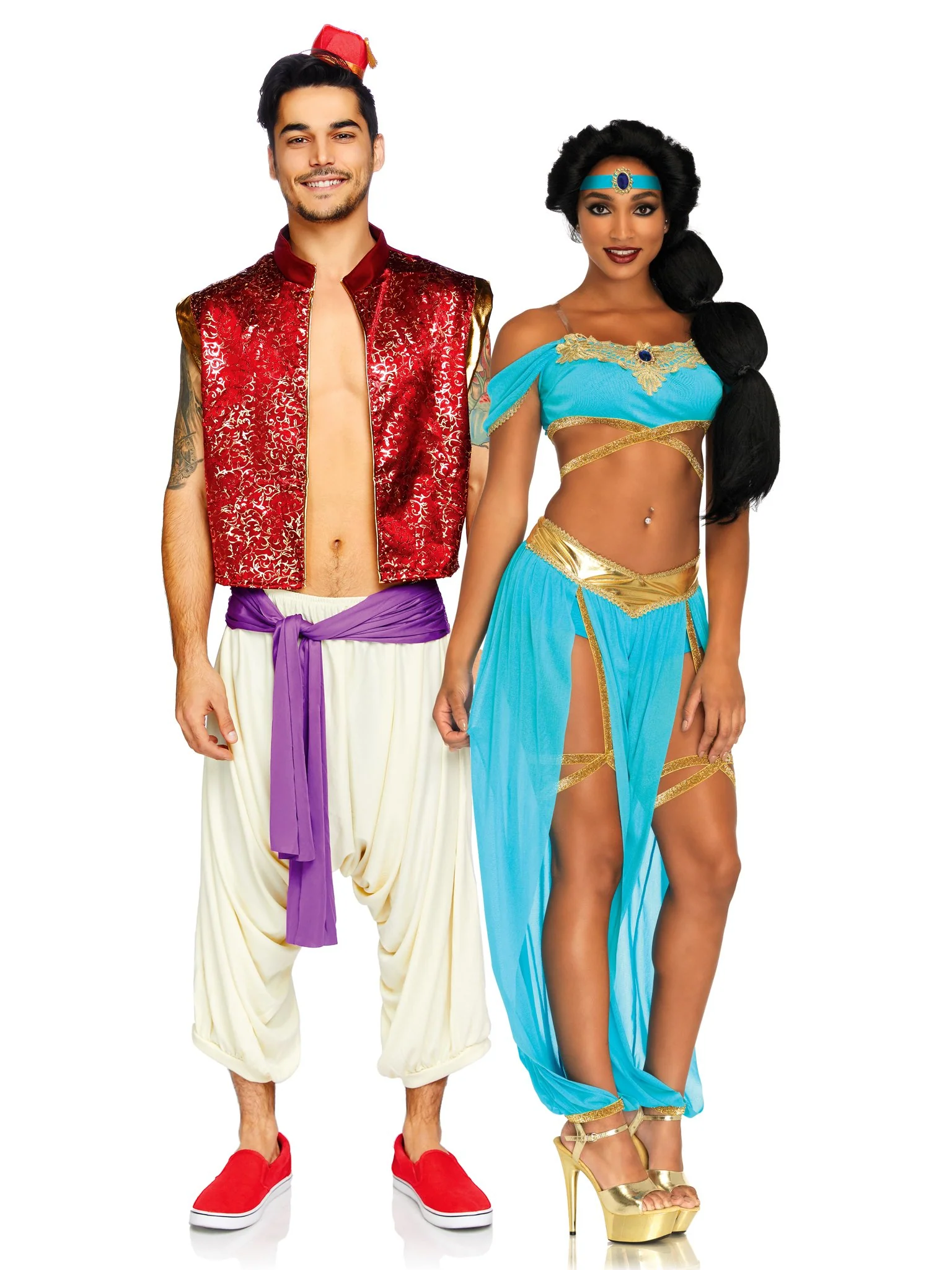 Disfraz de príncipe del desierto Aladdin para hombre