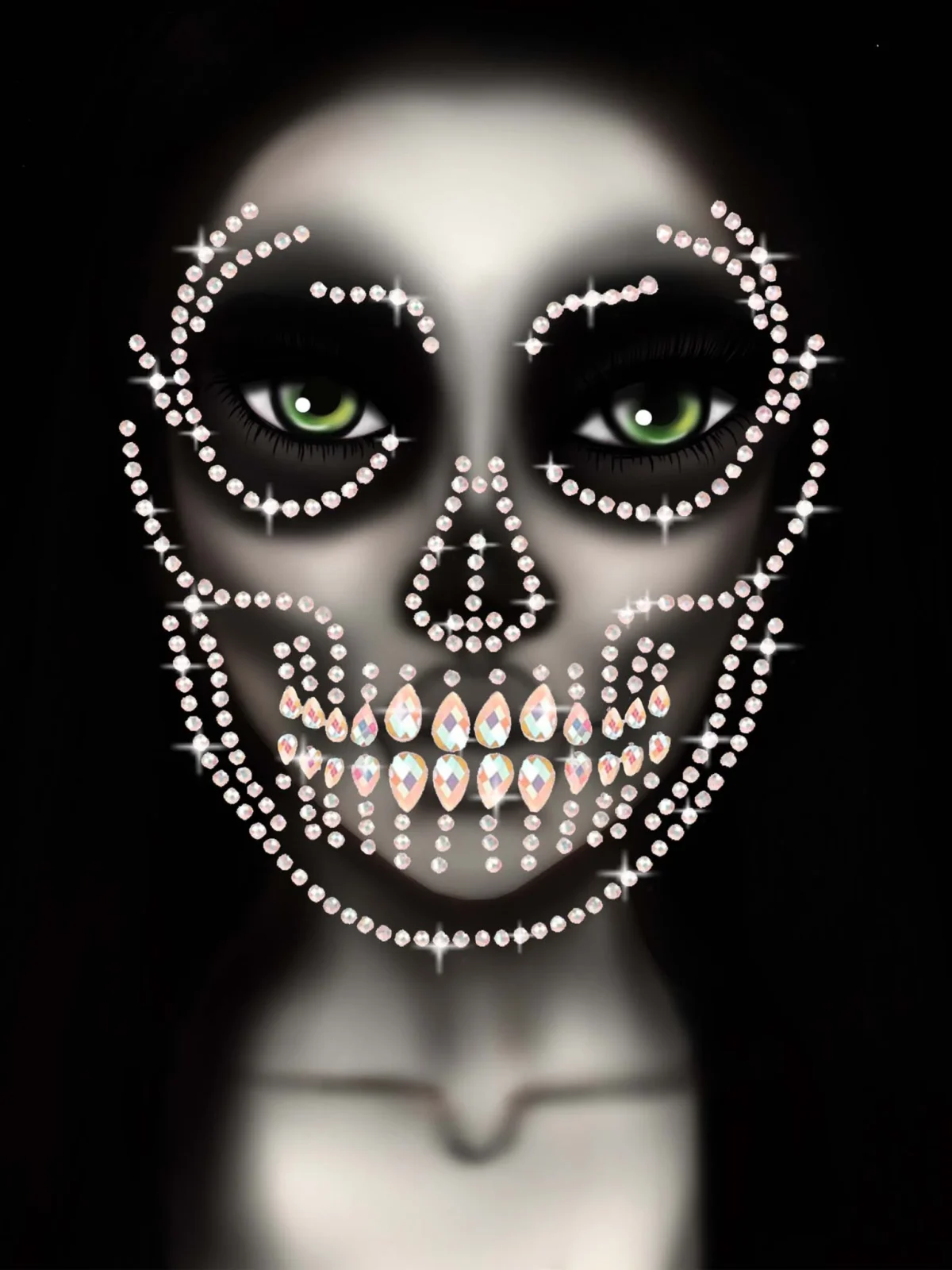 Pegatina de calavera - Imagen 4