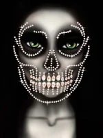 Pegatina de calavera